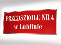 Szyld dla przedszkola