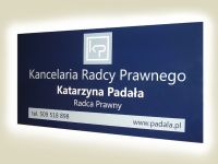 Tablica dla kancelarii notarialnej