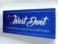Tablica reklamowa gabinetu stomatologicznego