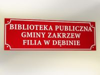 tablica informacyjna dla urzędu